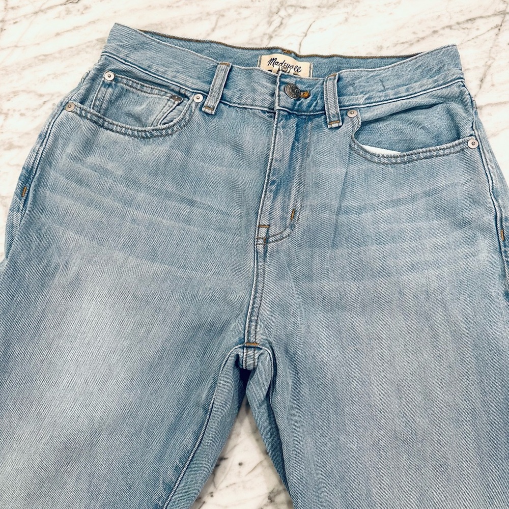 Madewell 90s Straight Crop Blue Jeans, Petite